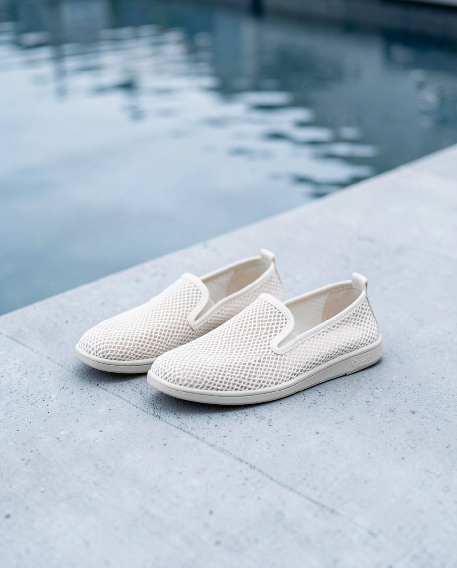 Mesh slip-ons